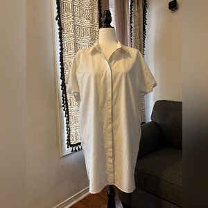 White Shift Dress